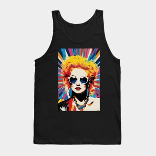 Art Deco Cyndi Lauper Tank Top